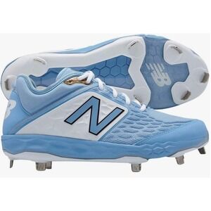 New Balance Mens 3000 V4 Metal Baseball Cleats Blue/White NIB - Size 16 X-Wide‎